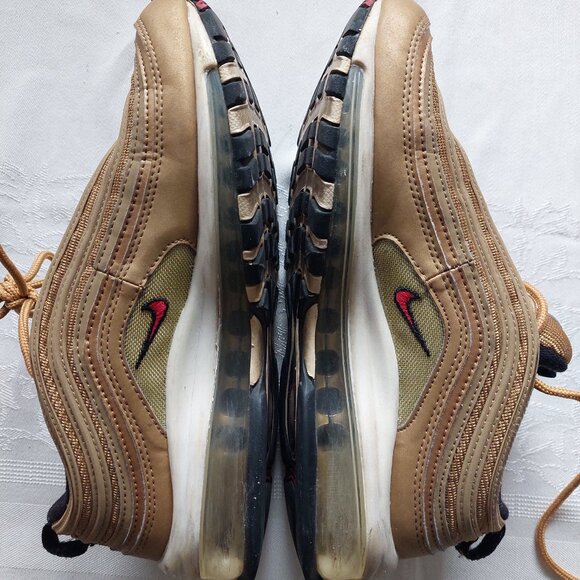 Nike Women's Air Max 97 OG QS Metallic Gold 2017 Size 7.5 - Picture 3 of 7